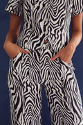 Stormy Jeans - Taleah Zebra Print
