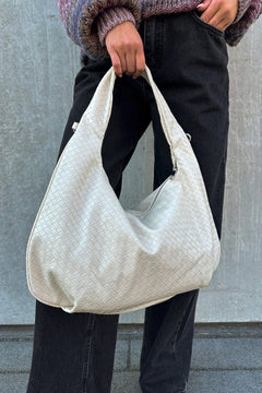 Peony Hobo Bag - Beige