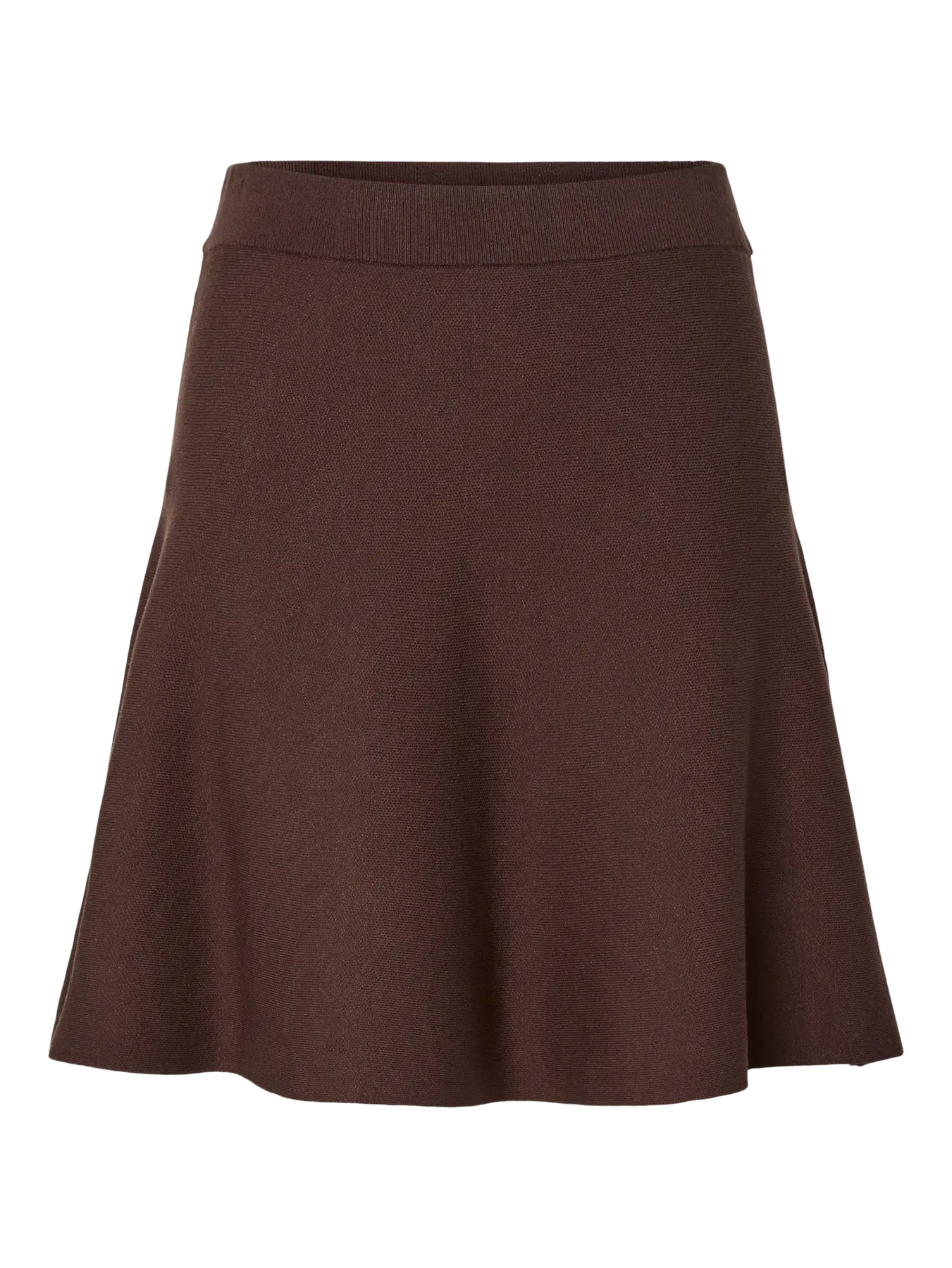 Y.A.S Yasfonny HW Knit Skirt - Chokladbrun