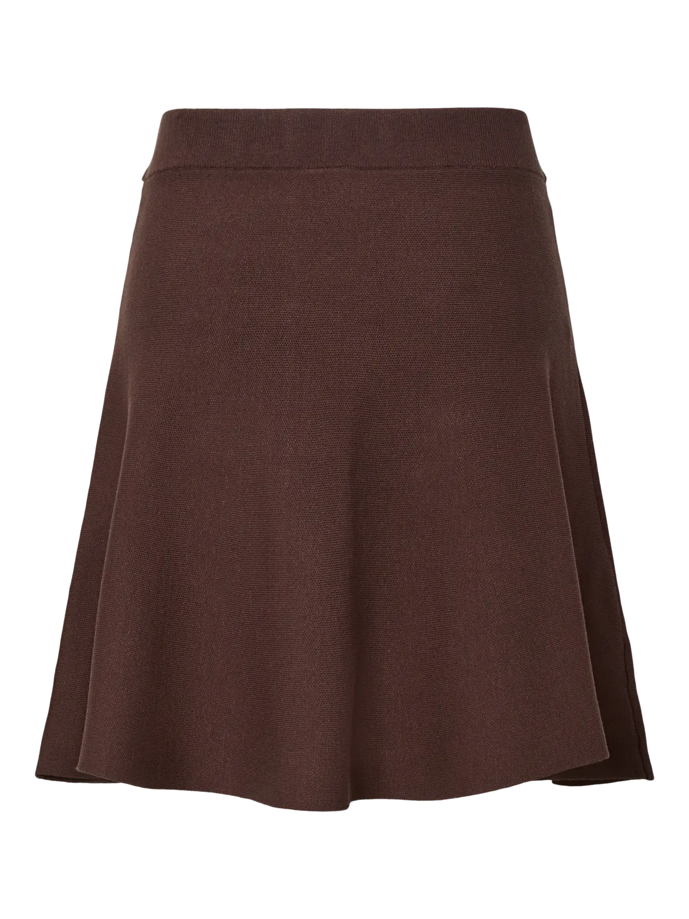 Y.A.S Yasfonny HW Knit Skirt - Chokladbrun