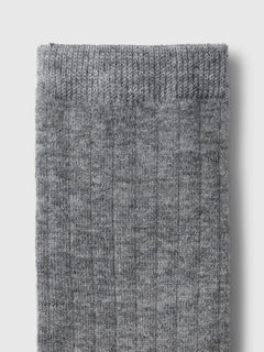 Bobby 2-Pack Wool Blend Sock - Medium Grey Melange