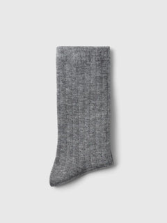 Bobby 2-Pack Wool Blend Sock - Medium Grey Melange