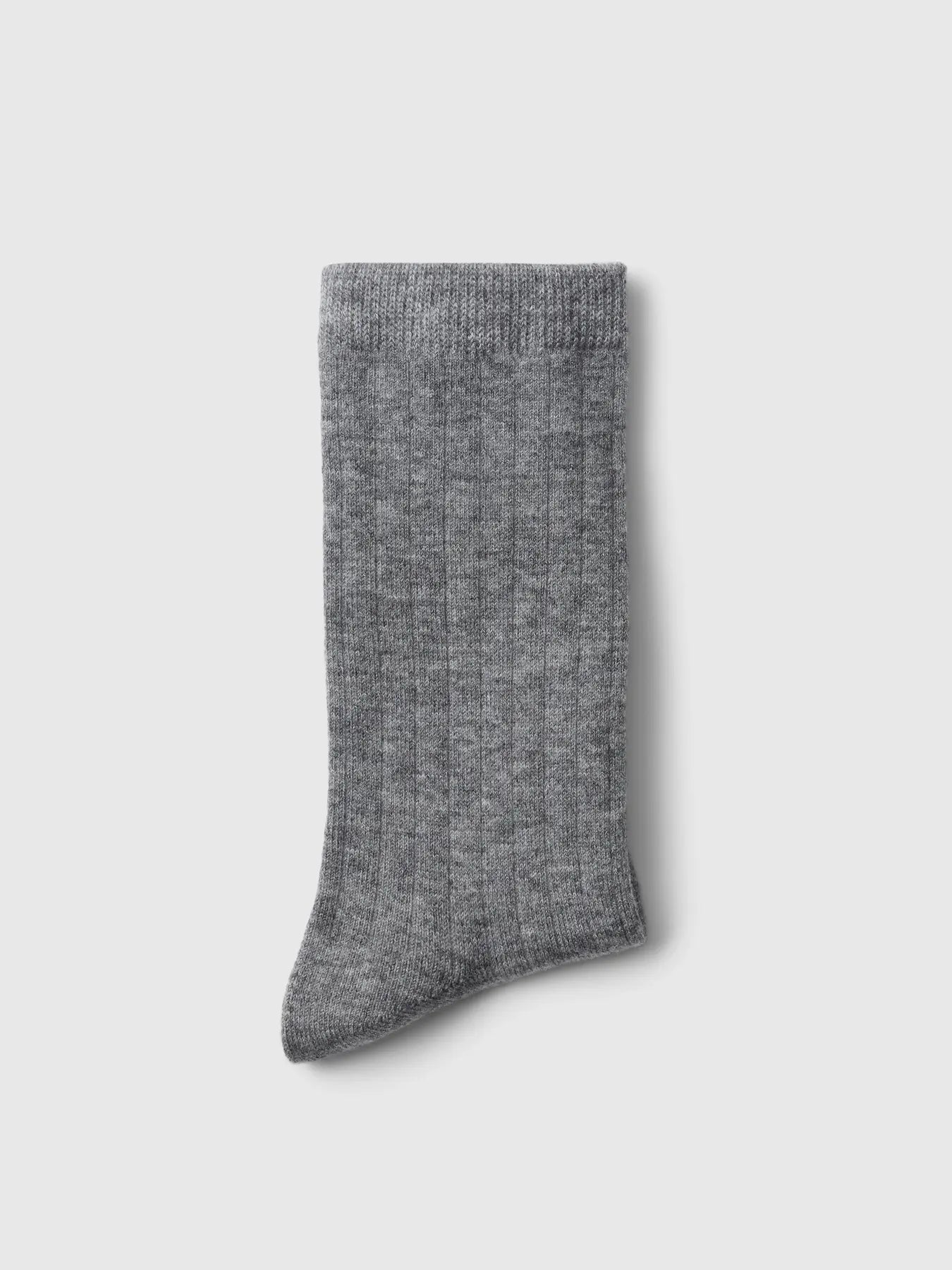 Bobby 2-Pack Wool Blend Sock - Medium Grey Melange