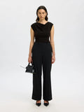 Anja Sl Slim Top - Svart