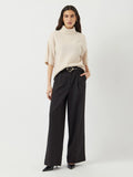 Yasemila 2/4 Wool Knit Pullover S. - Sandshell