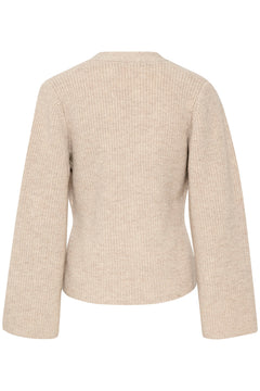 BriyaIW Cardigan - Oatmeal Melange