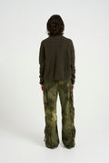 AlphaGZ Short Cardigan - Olive Melange