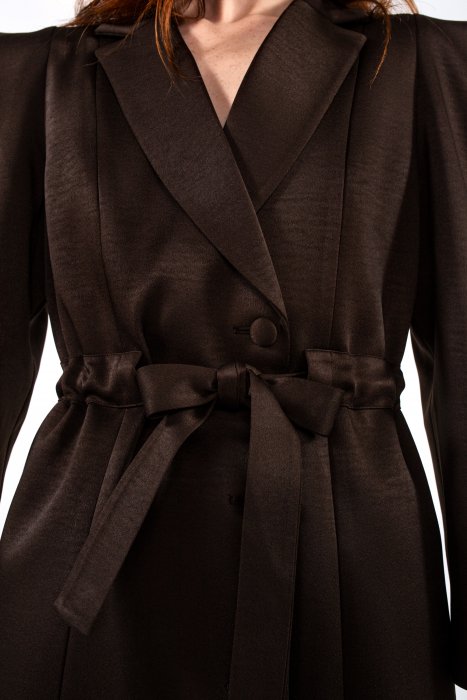 Olivine Dress - Deep Brown