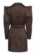 Olivine Dress - Deep Brown