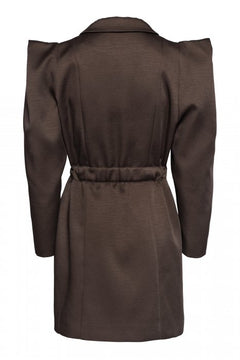 Olivine Dress - Deep Brown