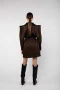 Olivine Dress - Deep Brown
