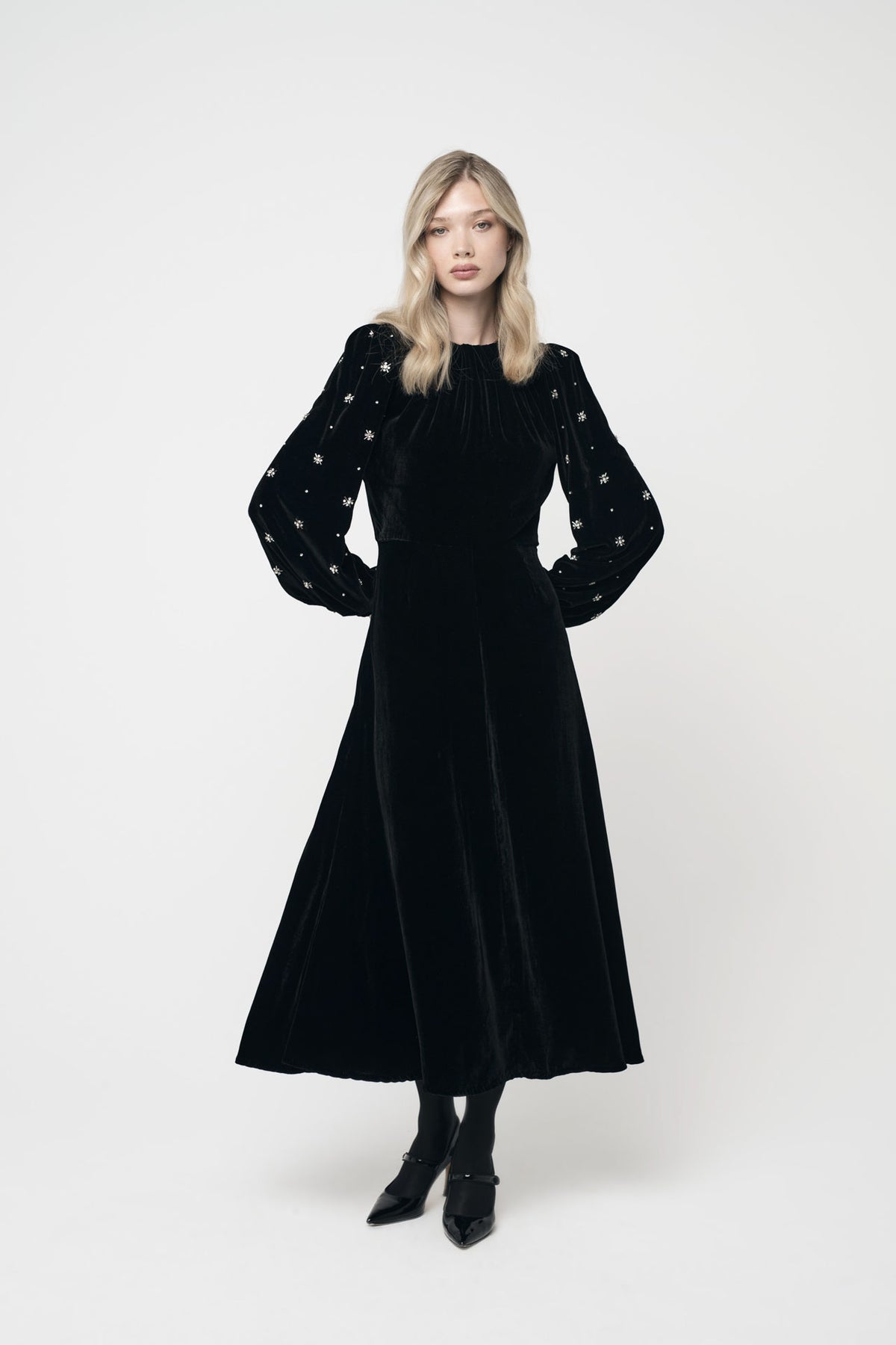 Ava Embellished - Svart