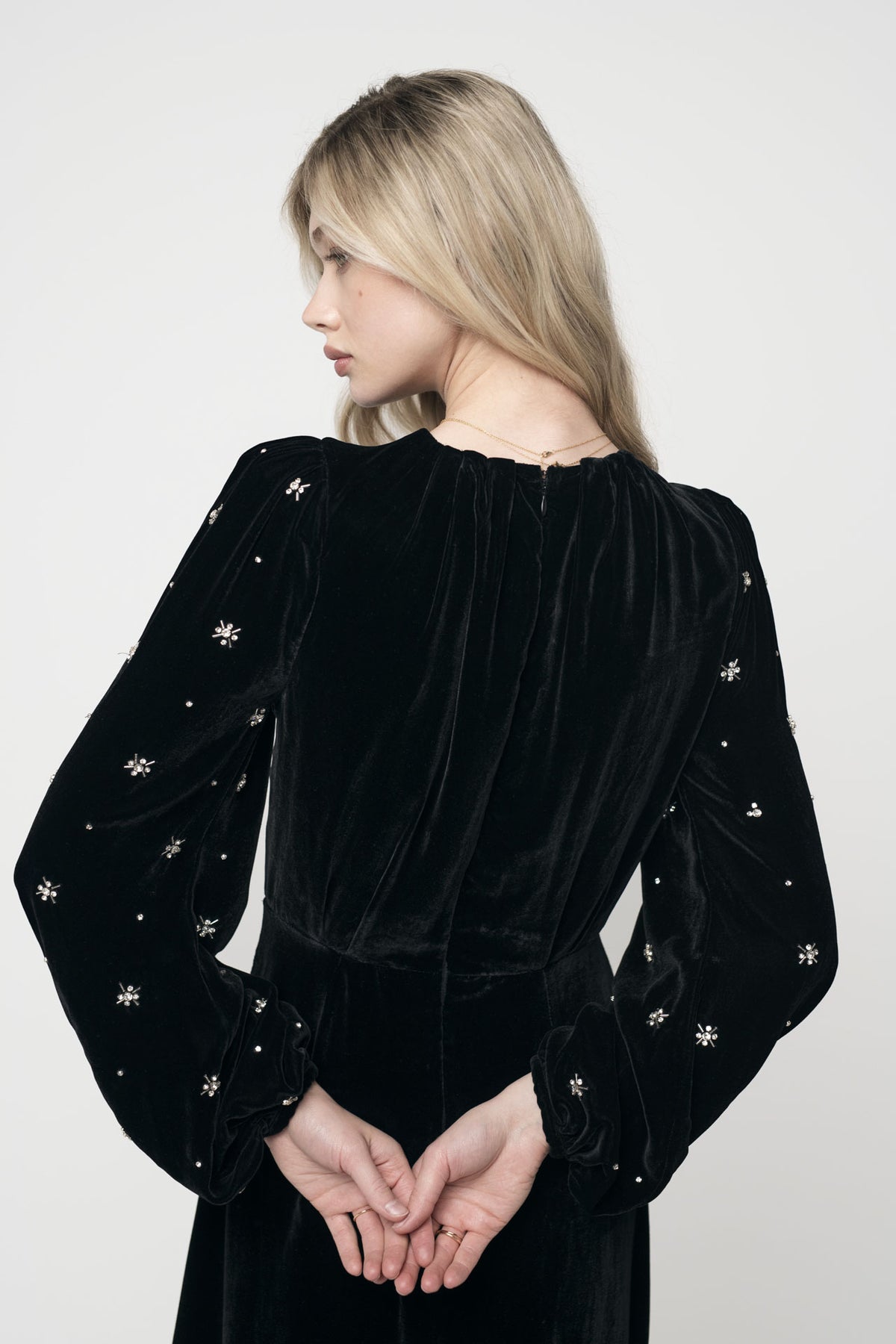 Ava Embellished - Svart
