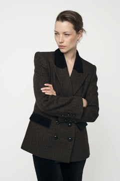 Dune Herringbone - Brown