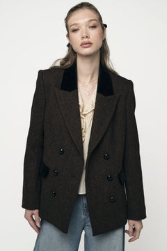 Dune Herringbone - Brown