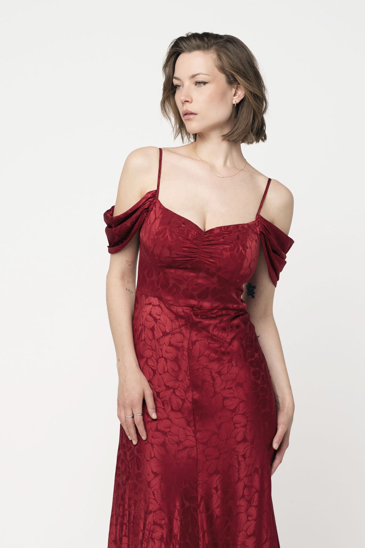 Harper Jacquard - Röd