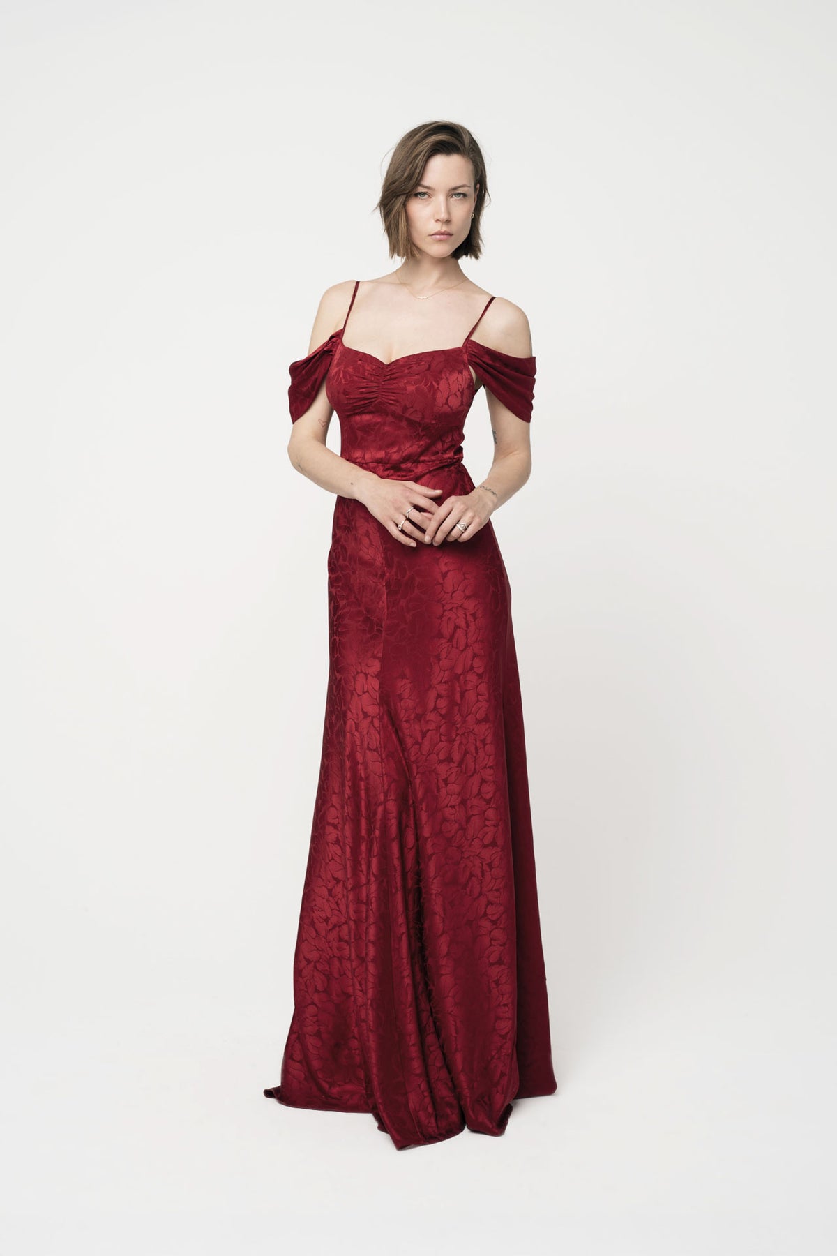 Harper Jacquard - Röd