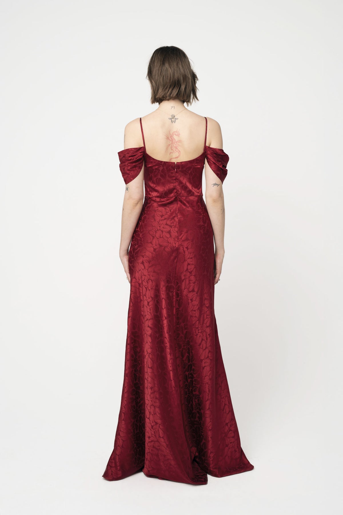Harper Jacquard - Röd