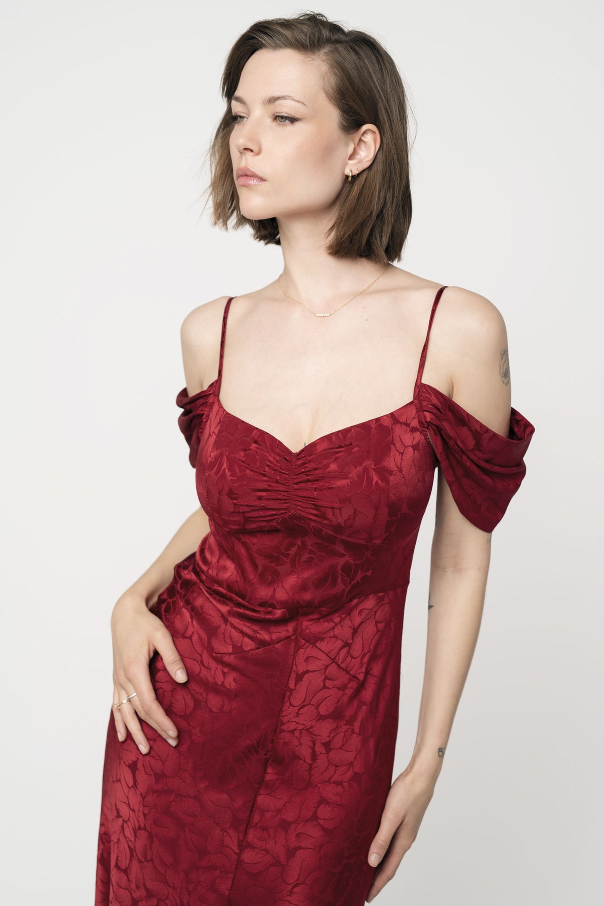 Harper Jacquard - Röd