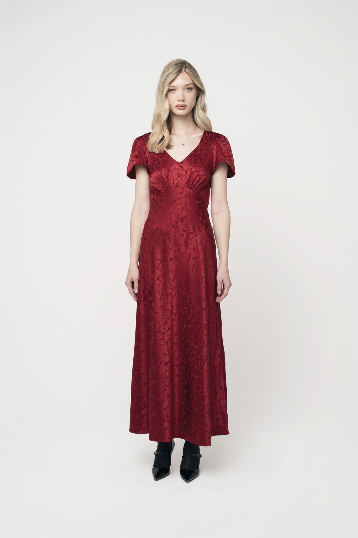 Marley Jacquard - Röd