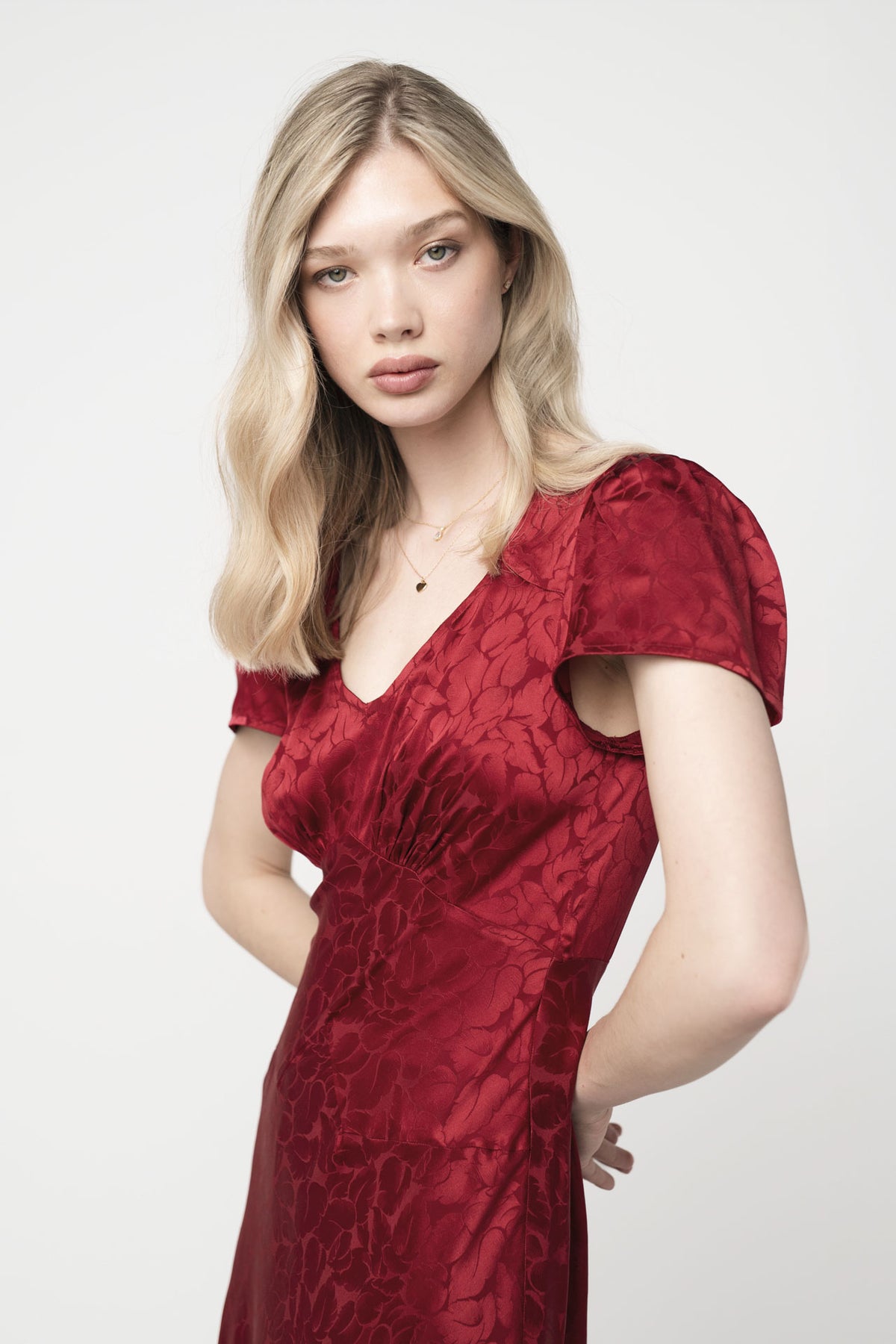 Marley Jacquard - Röd