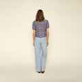 Bergljot Retro Flower - Svart