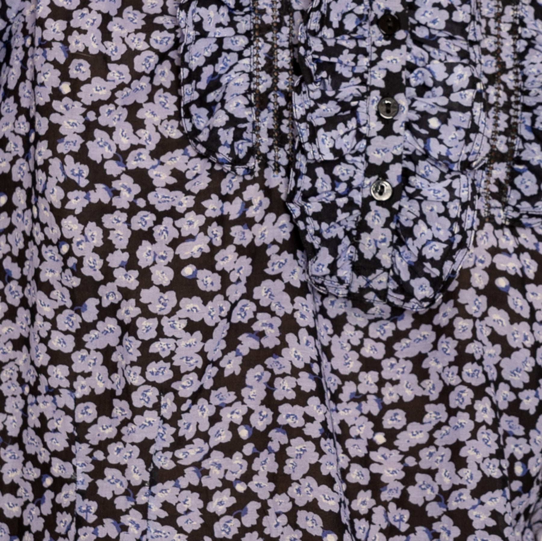 Bergljot Retro Flower - Svart