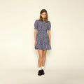 Emma Retro Flower - Svart
