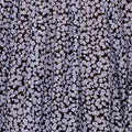 Ivon Retro Flower Blus - Svart