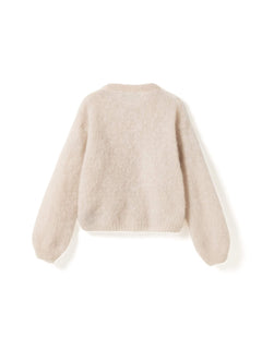 N-Kae Mohair Cardigan - Oyster