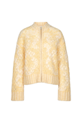 Briana Zip Knit - Light Yellow