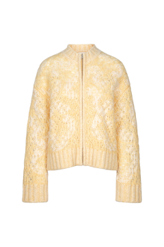 Briana Zip Knit - Light Yellow