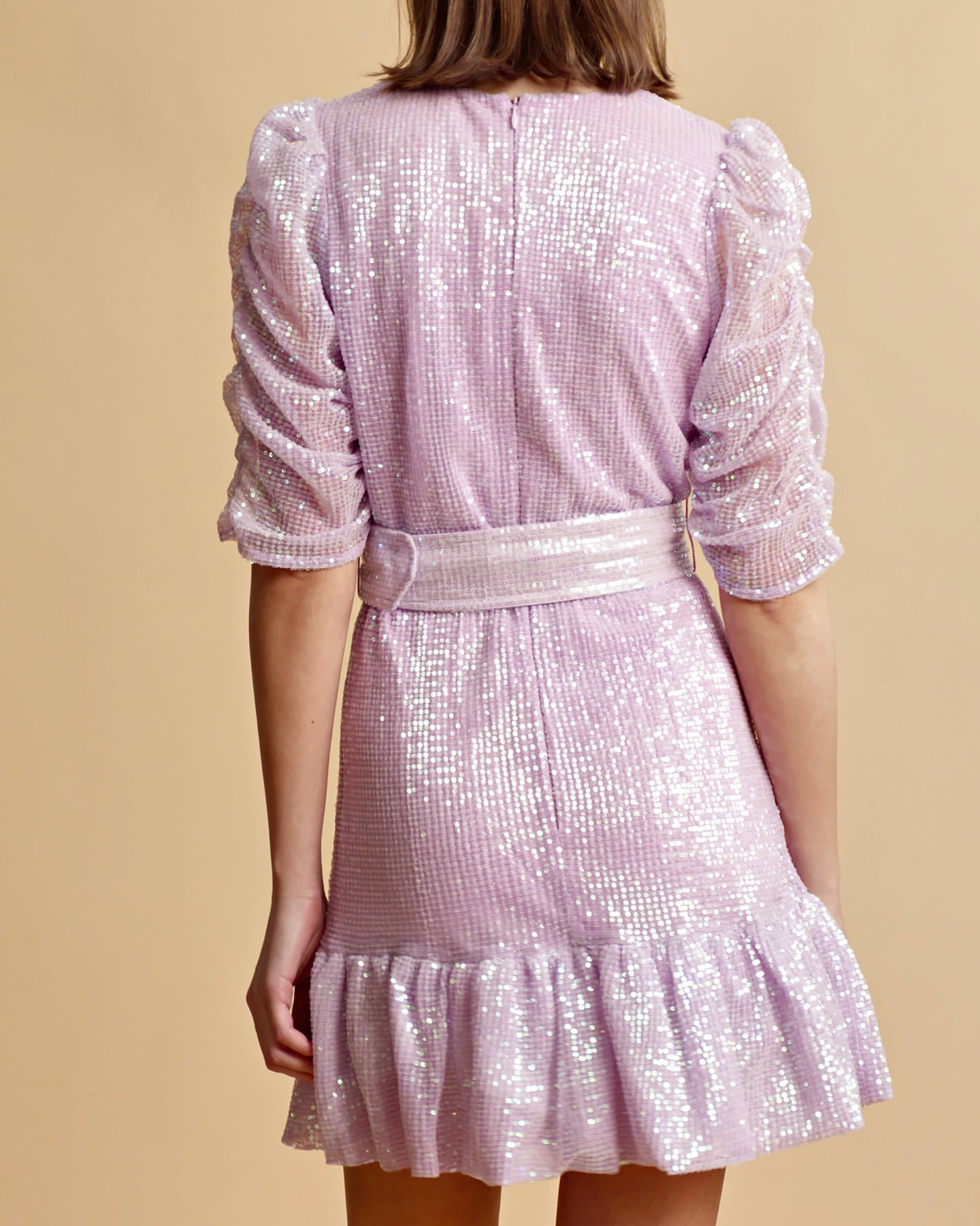 Sequins Mini Dress - Liliac