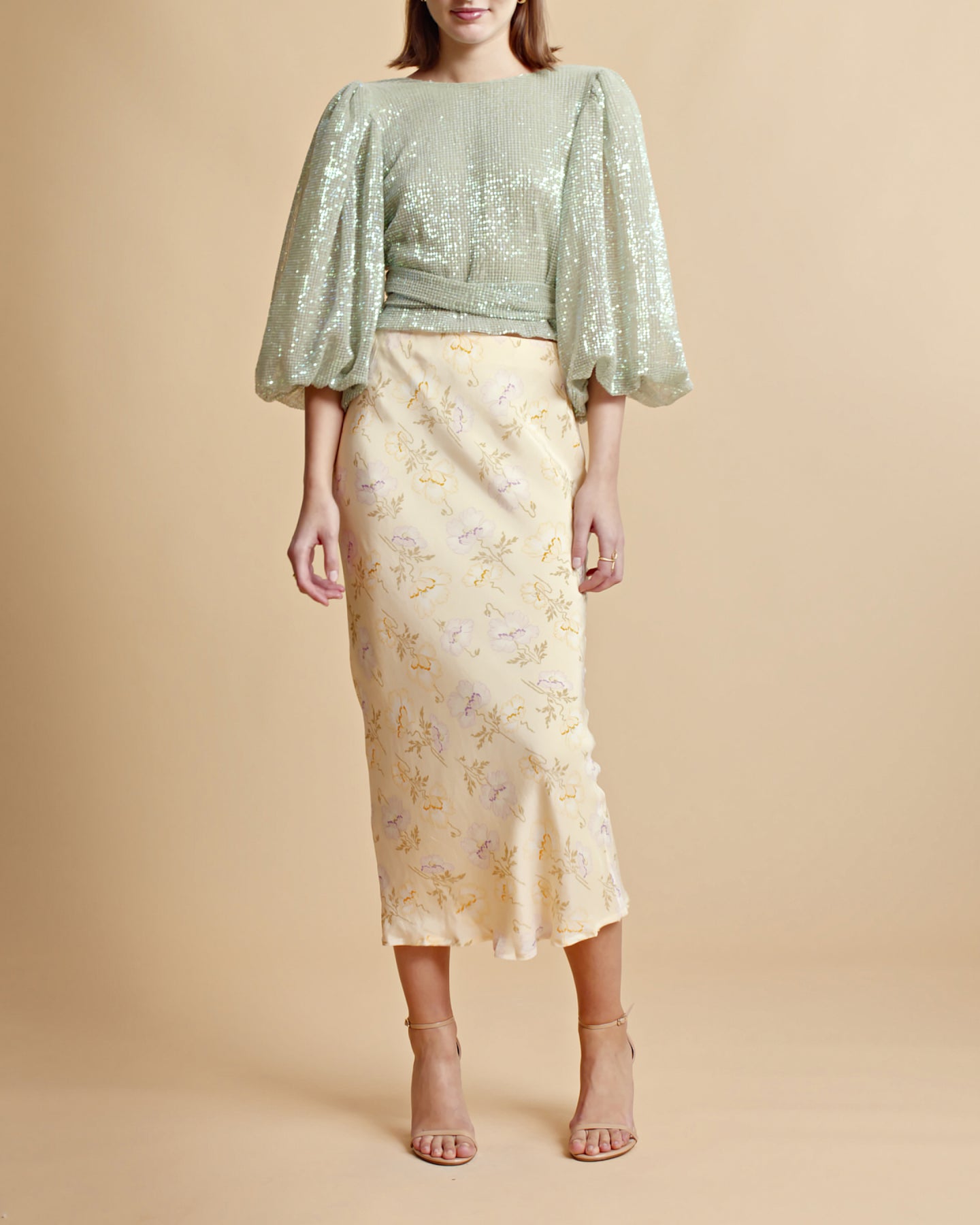 Sequins Blouse - Green