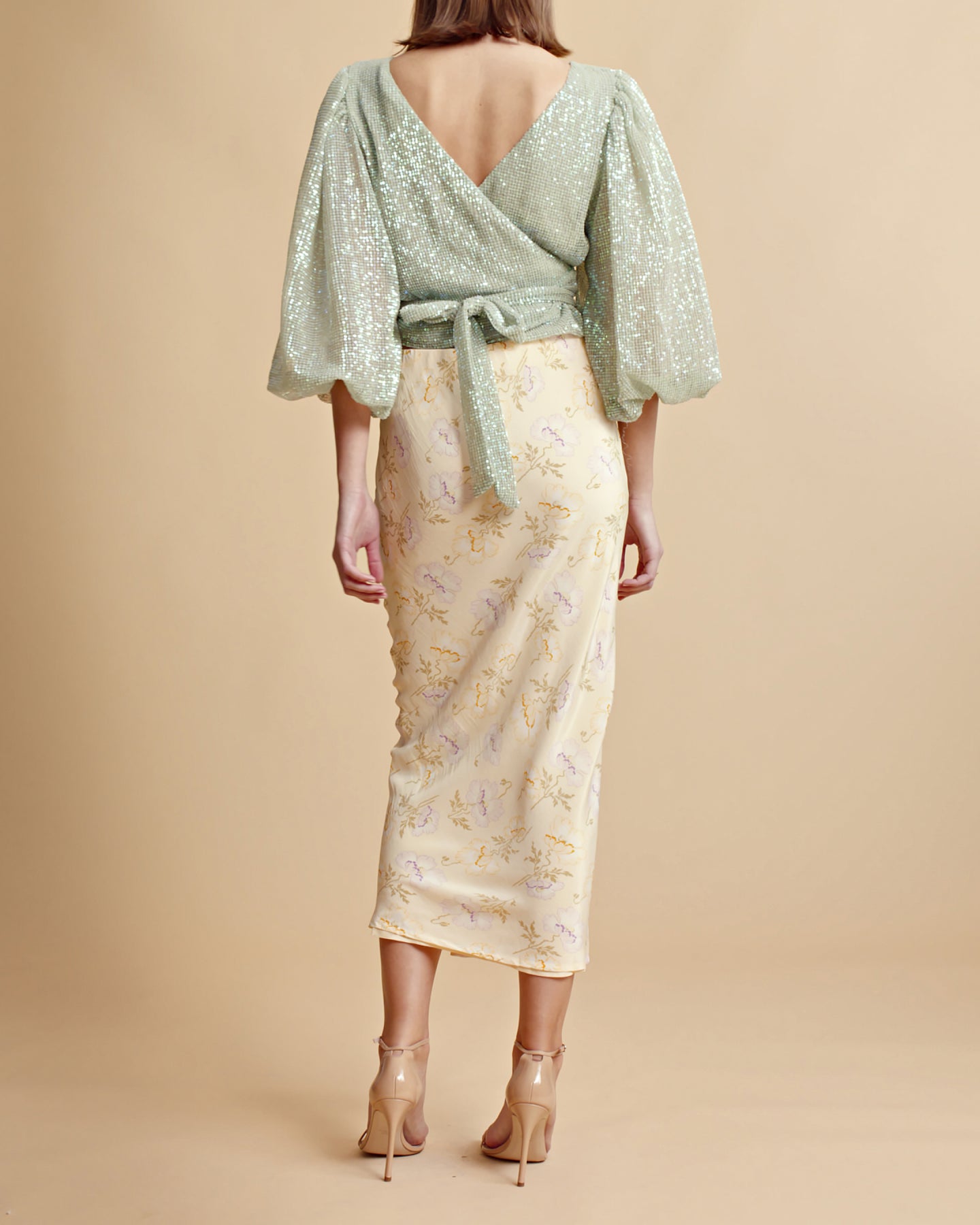 Sequins Blouse - Green