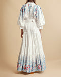 Cotton Slub Maxi Dress - Blue Field