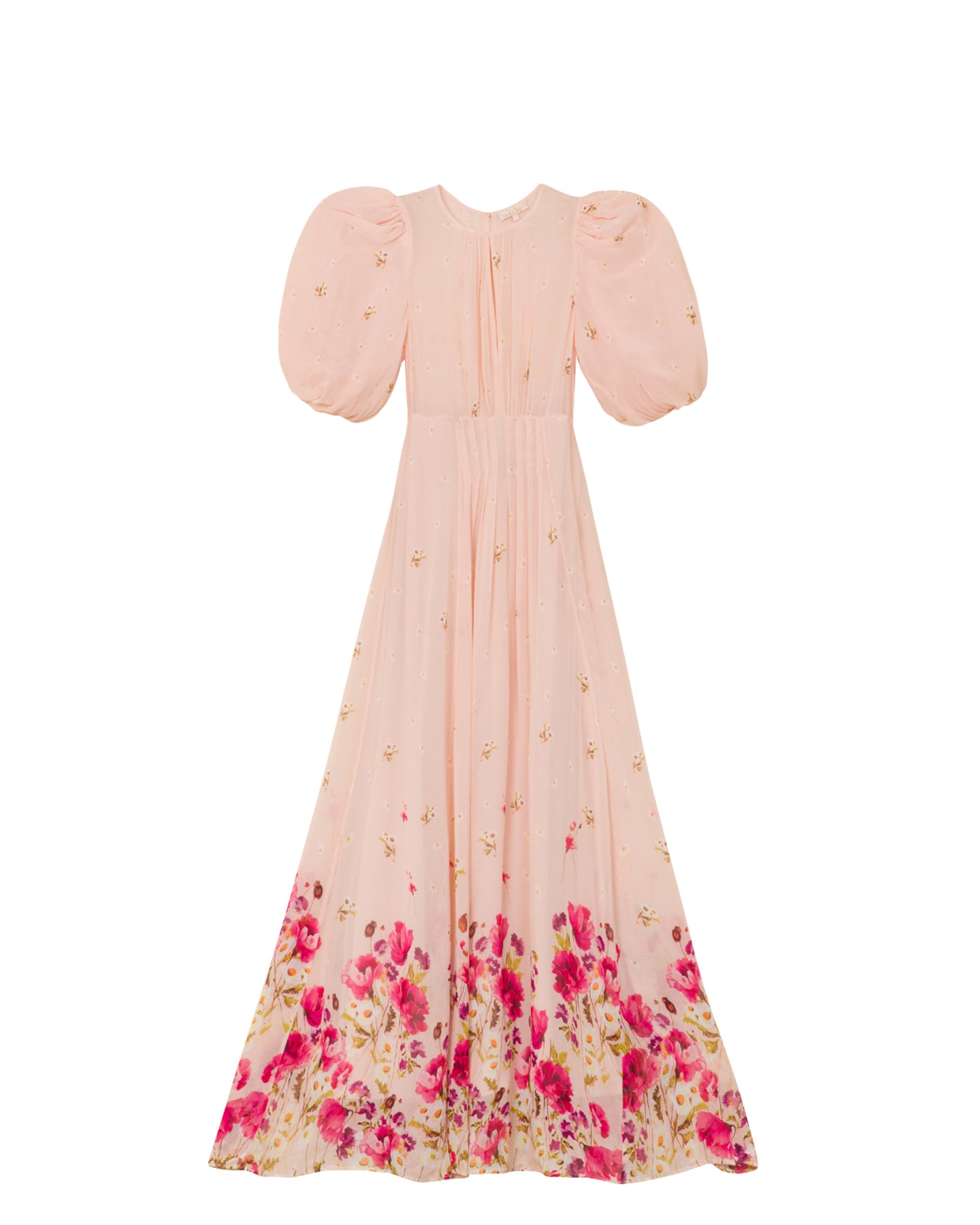 Georgette Tieband Gown - Wild Flowers