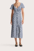 Aurelia Midiklänning - Leilani Print/Mid Blue