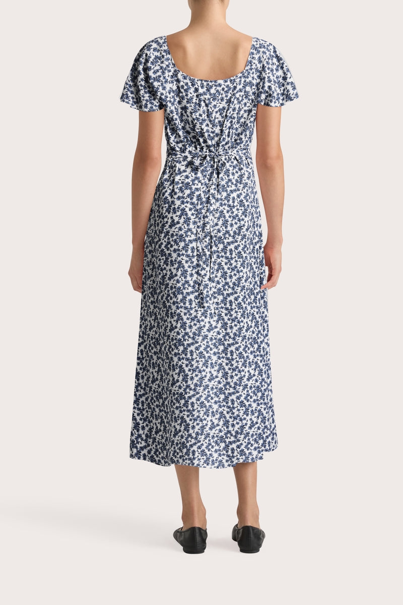 Aurelia Midiklänning - Leilani Print/Mid Blue