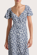 Aurelia Midiklänning - Leilani Print/Mid Blue