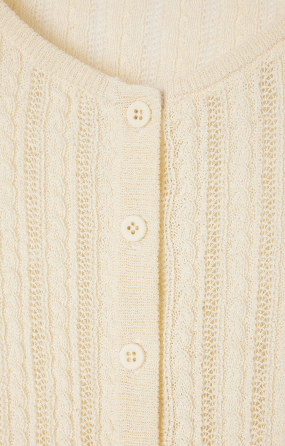 Yogo Cardigan - Ecru