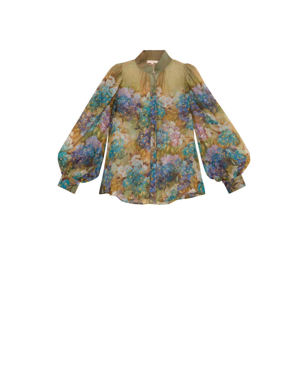 Organza Blouse - Forest Flower