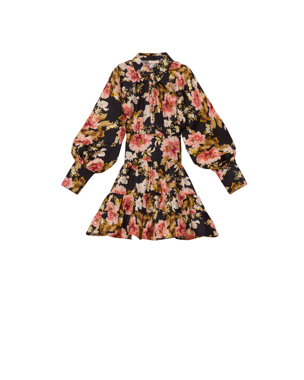 Striped Shirt Dress - Evening Roses