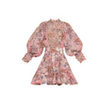 Cotton Slub Mini Dress - Botanical