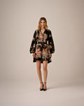 Cupro Button-Down Dress - Flower Market