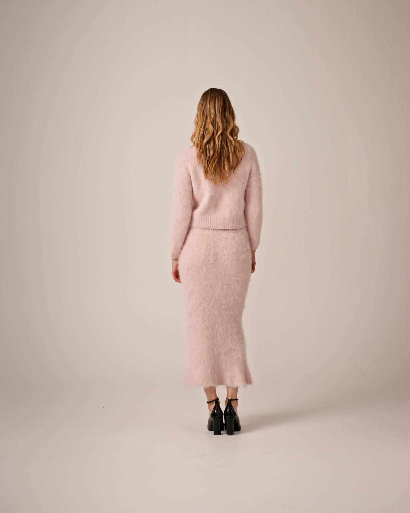 Knit Jacket - Dusty Pink