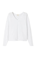 Sonoma Longsleeve V Neck - Vit