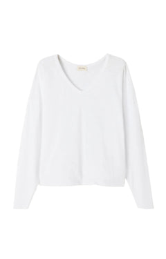 Sonoma Longsleeve V Neck - White