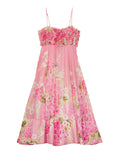 byTiMo Organza Strap Dress - Cherry Blossom