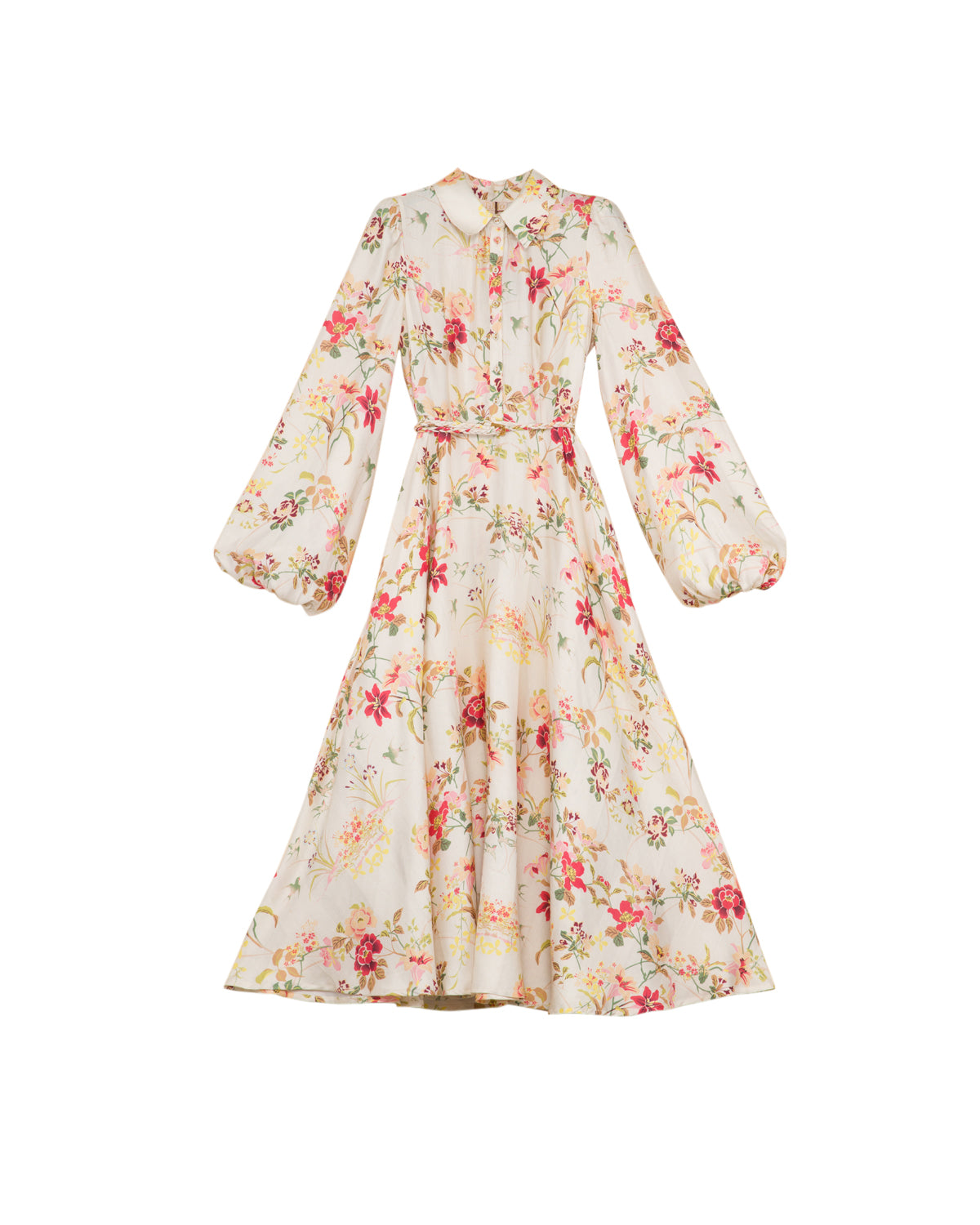 Viscose Shirt Dress - Botanical
